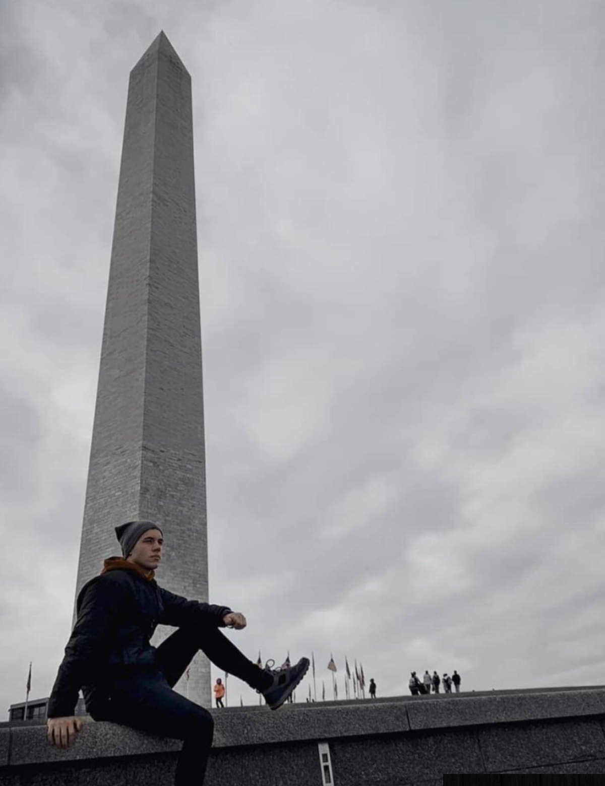 Me at the Washington Monument at 17.