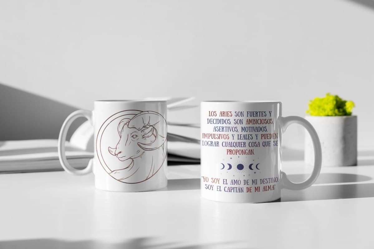 One of the zodiac mugs.