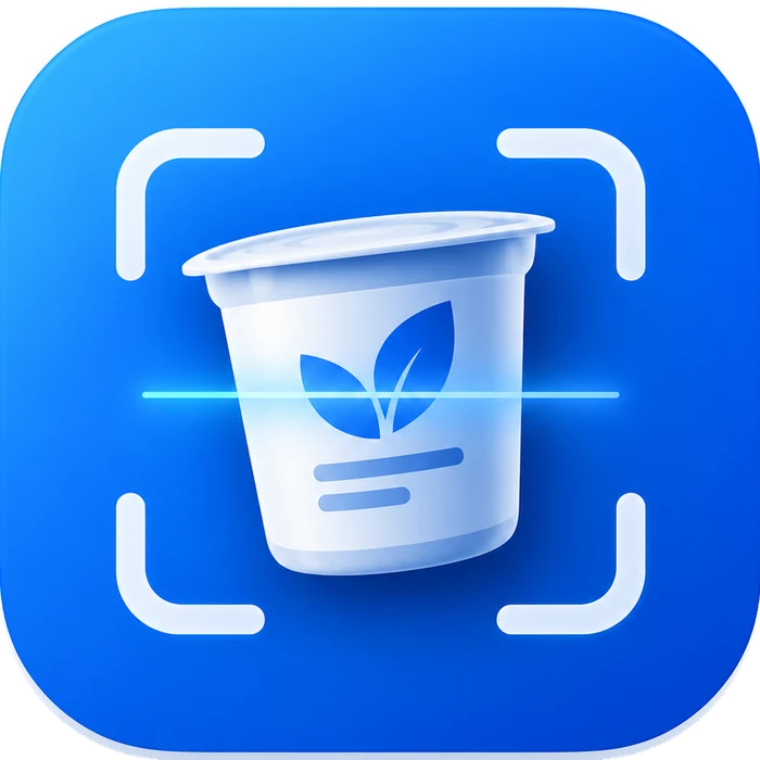 GLP-1 Scanner app icon: a grocery item inside a scanning frame.